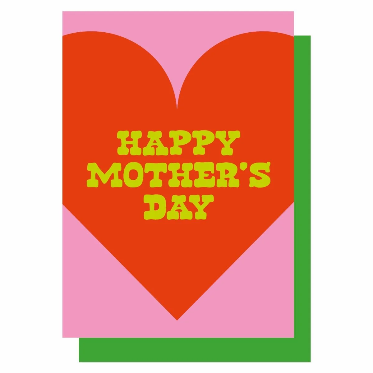 Happy Mothers Day Red & Pink Card