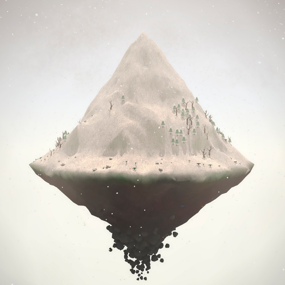 One of the mountains you may control. This one looks a little barren.