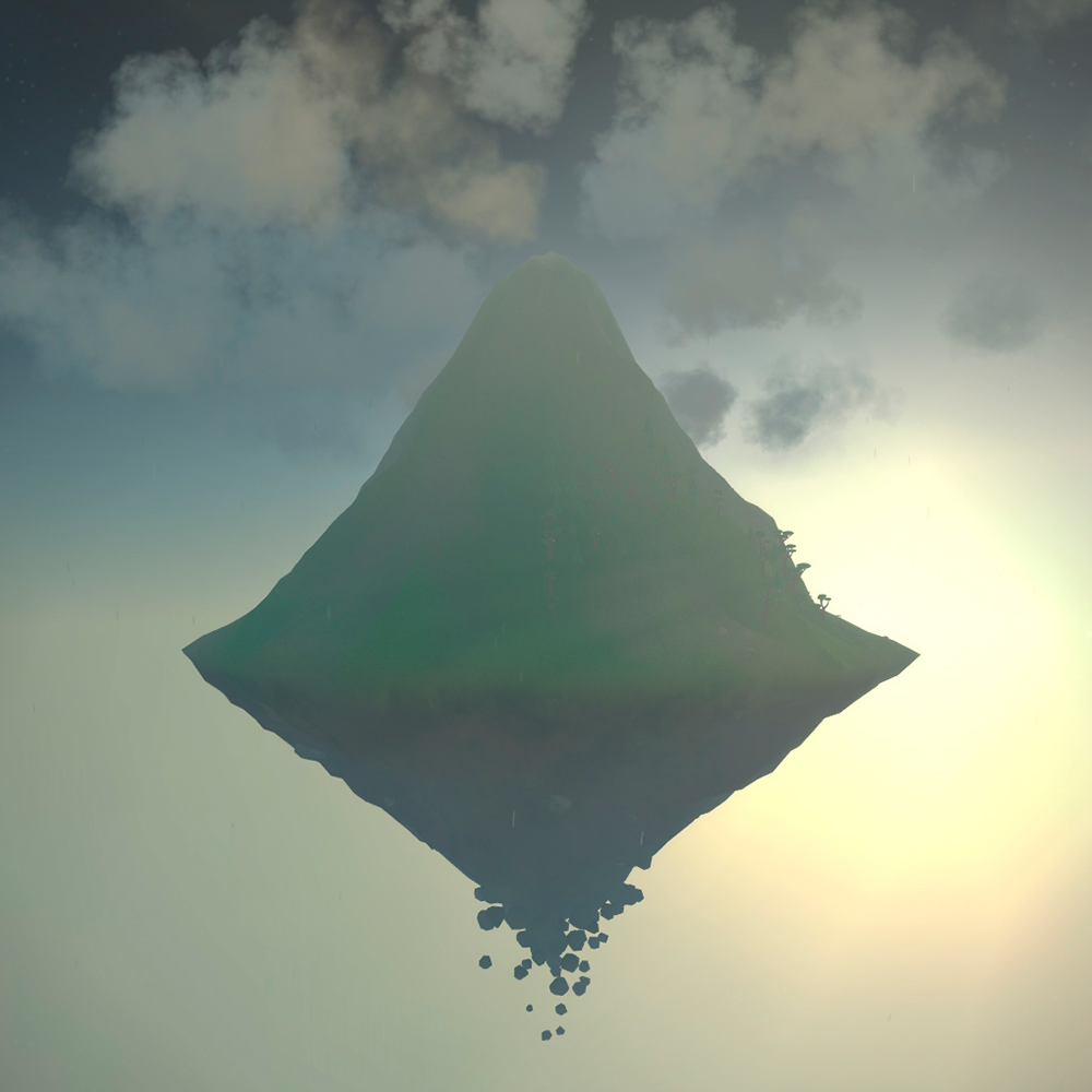 The floating mountains look like something out of Avatar. 