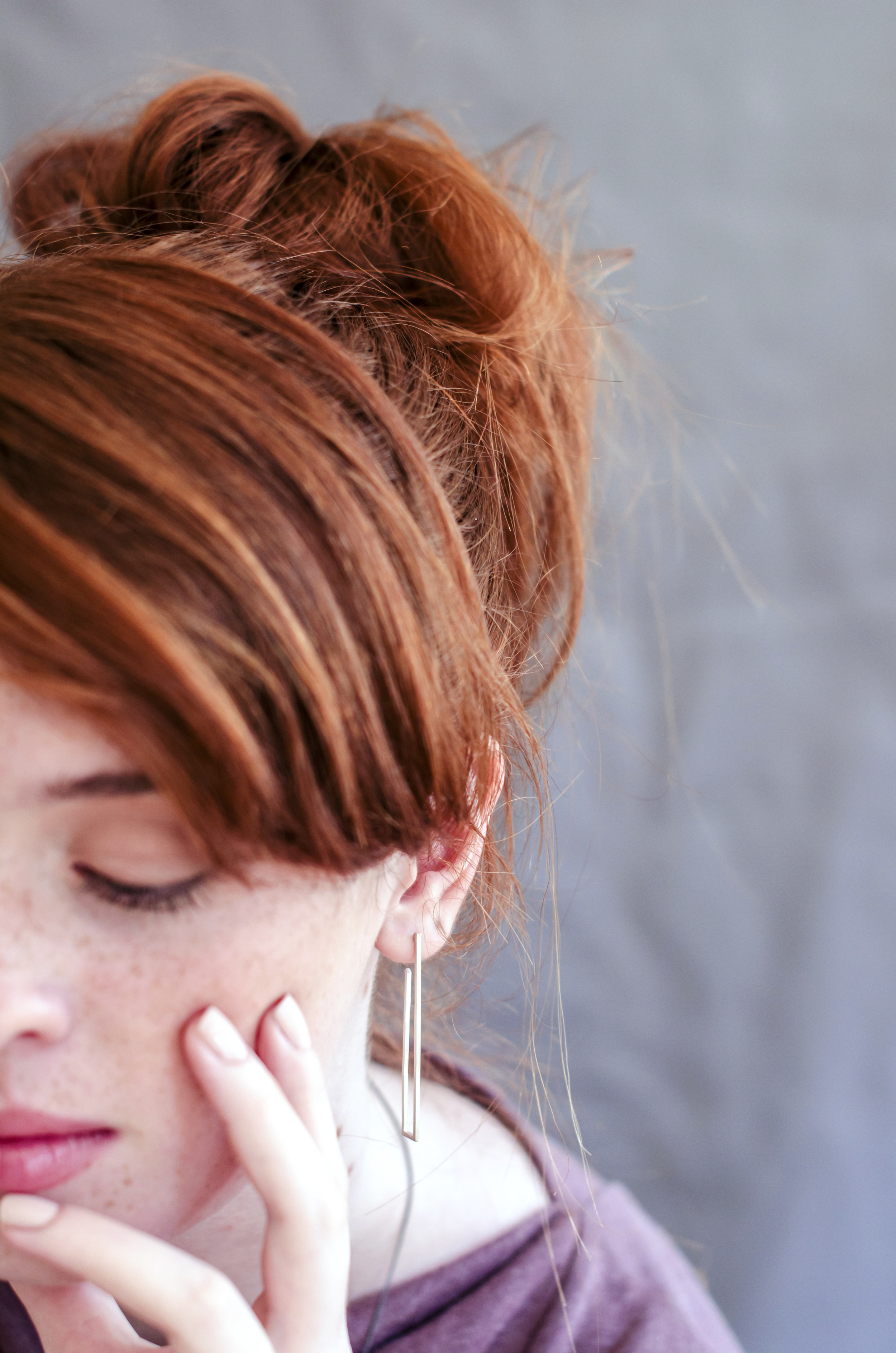 OBLONG EARRINGS 