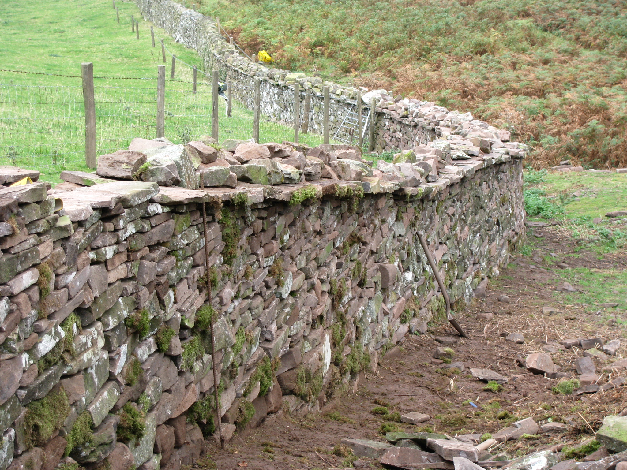 Farm wall restoration