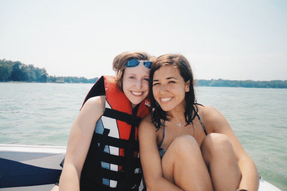Looking as cool as ever. That summer we went to Sam's cabin.