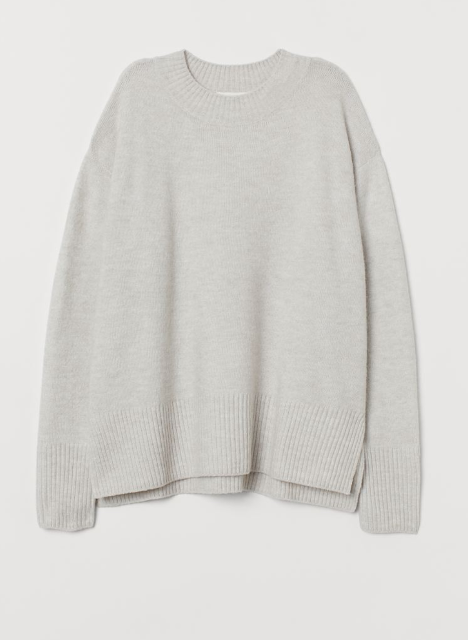 Knit Sweater - Ice Grey