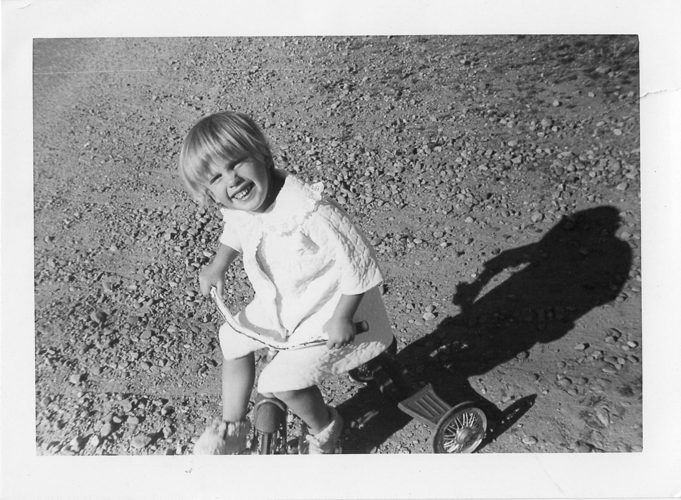 Super styly on my tricycle.