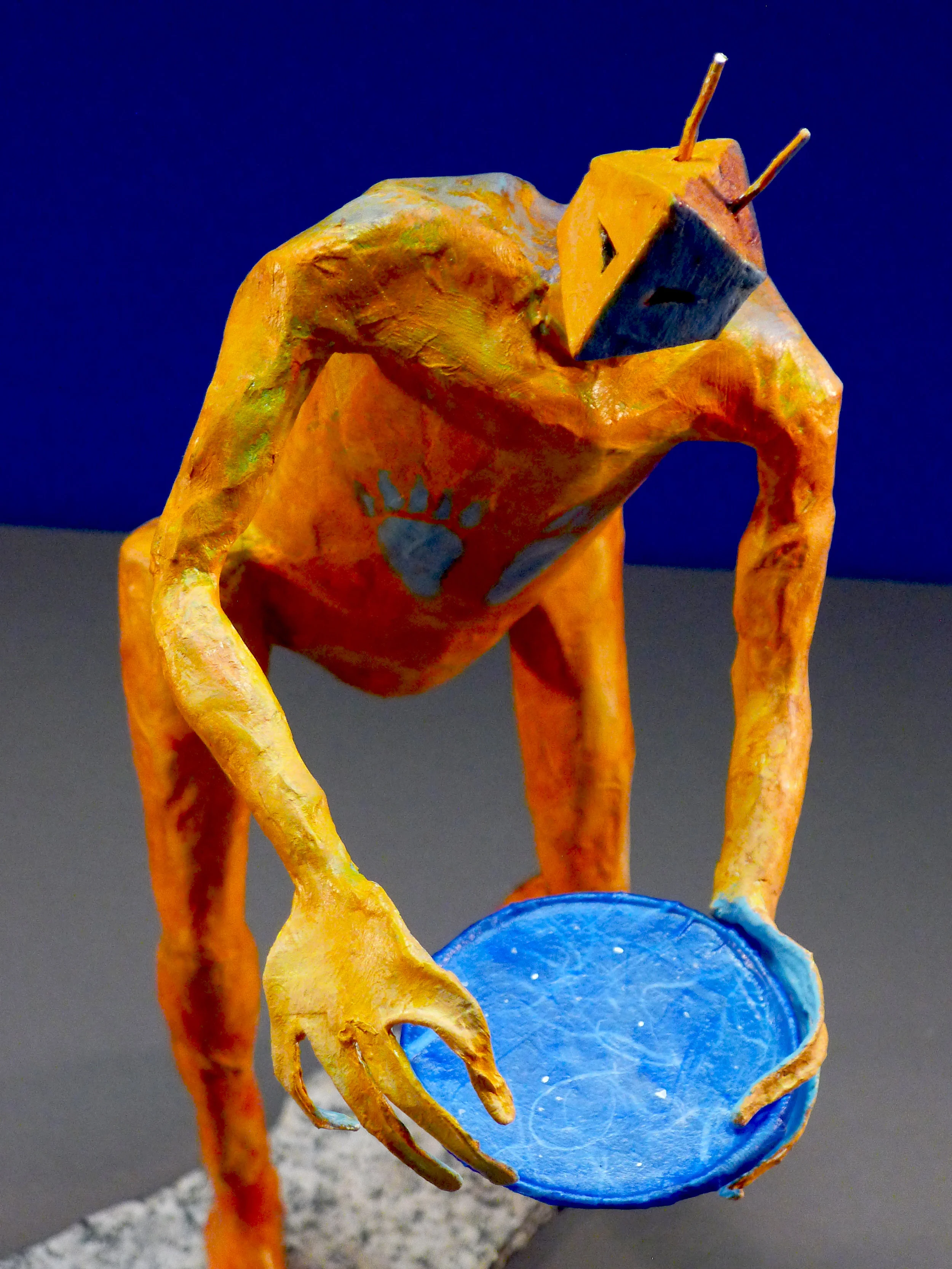 "Echo Maker" Mixed media sculpture