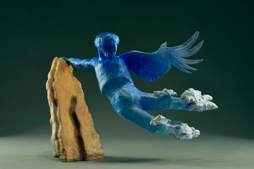 Man Turning into Sky