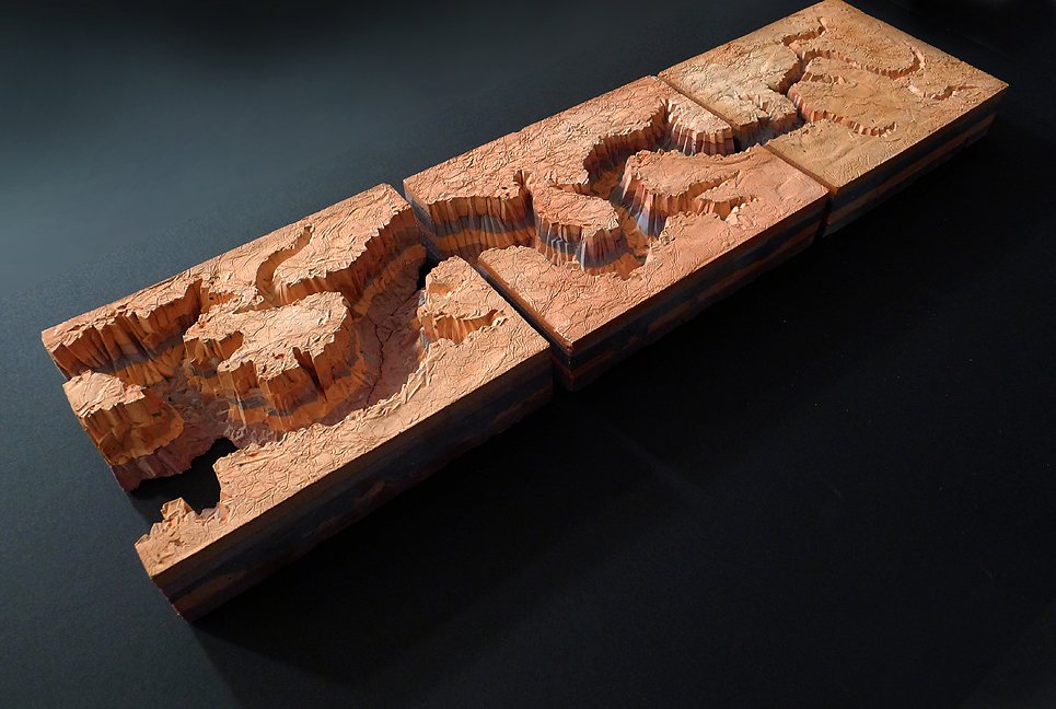 Canyon in three parts