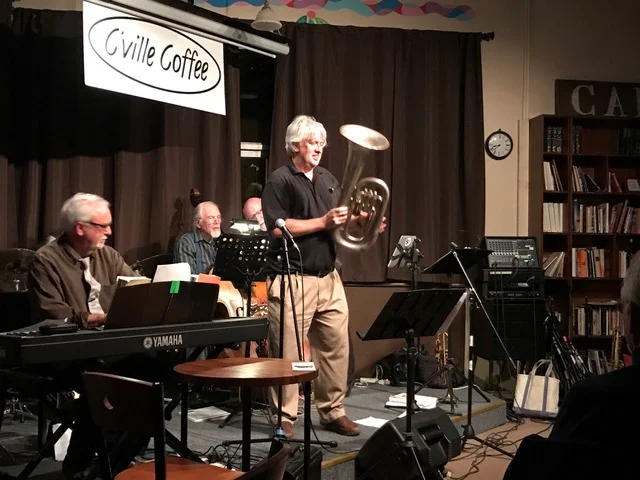 Richard Adams tells us about his vintage euphonium before taking some solos on it.