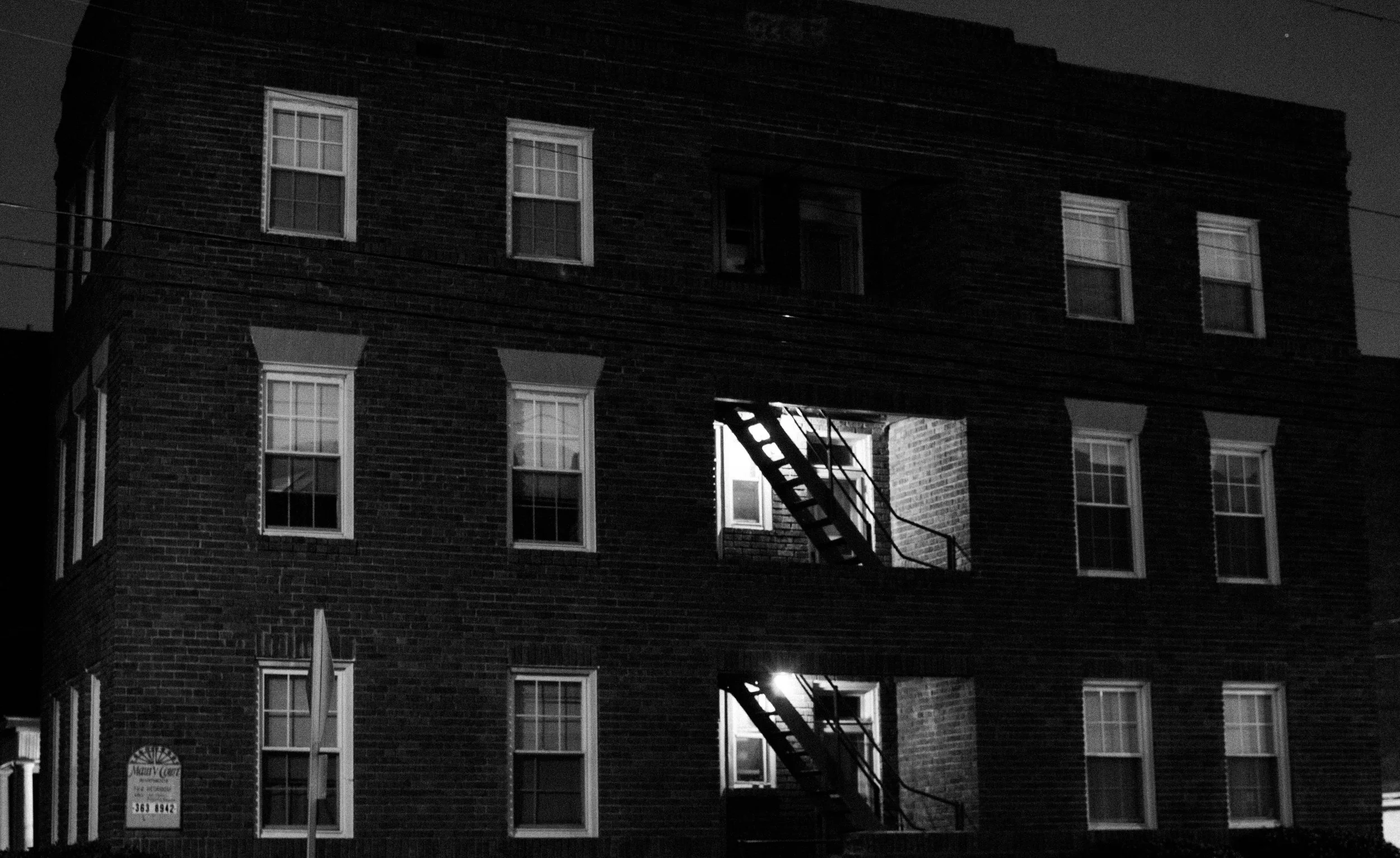 11/29/27. An Apartment On Colley. Ilford Pan F