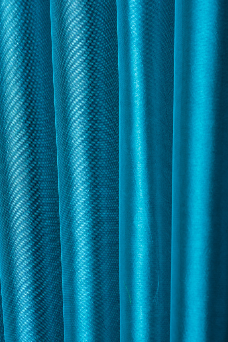 teal blue taffeta