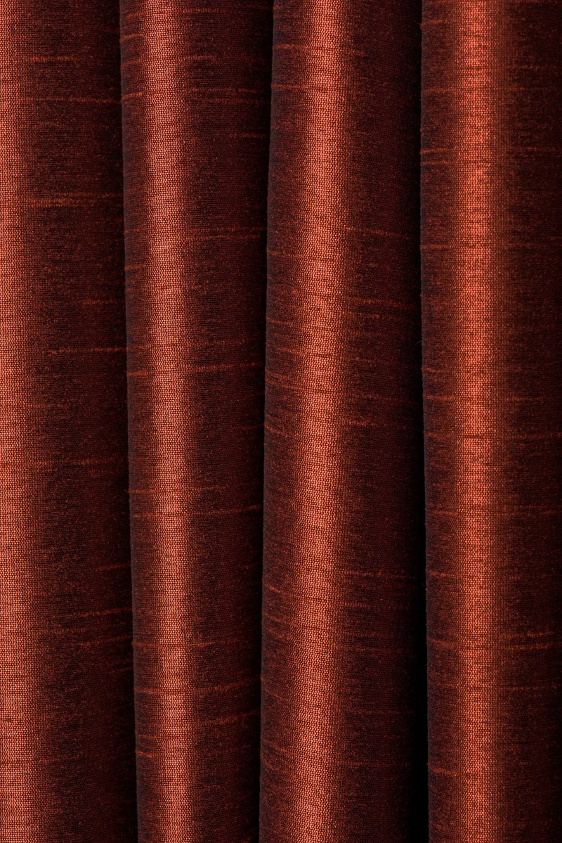 burnt orange taffeta