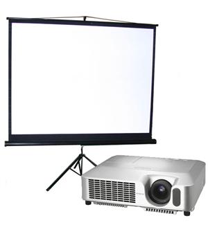 • Typically includes a projector, speaker, laptop, screen and wireless microphone. 