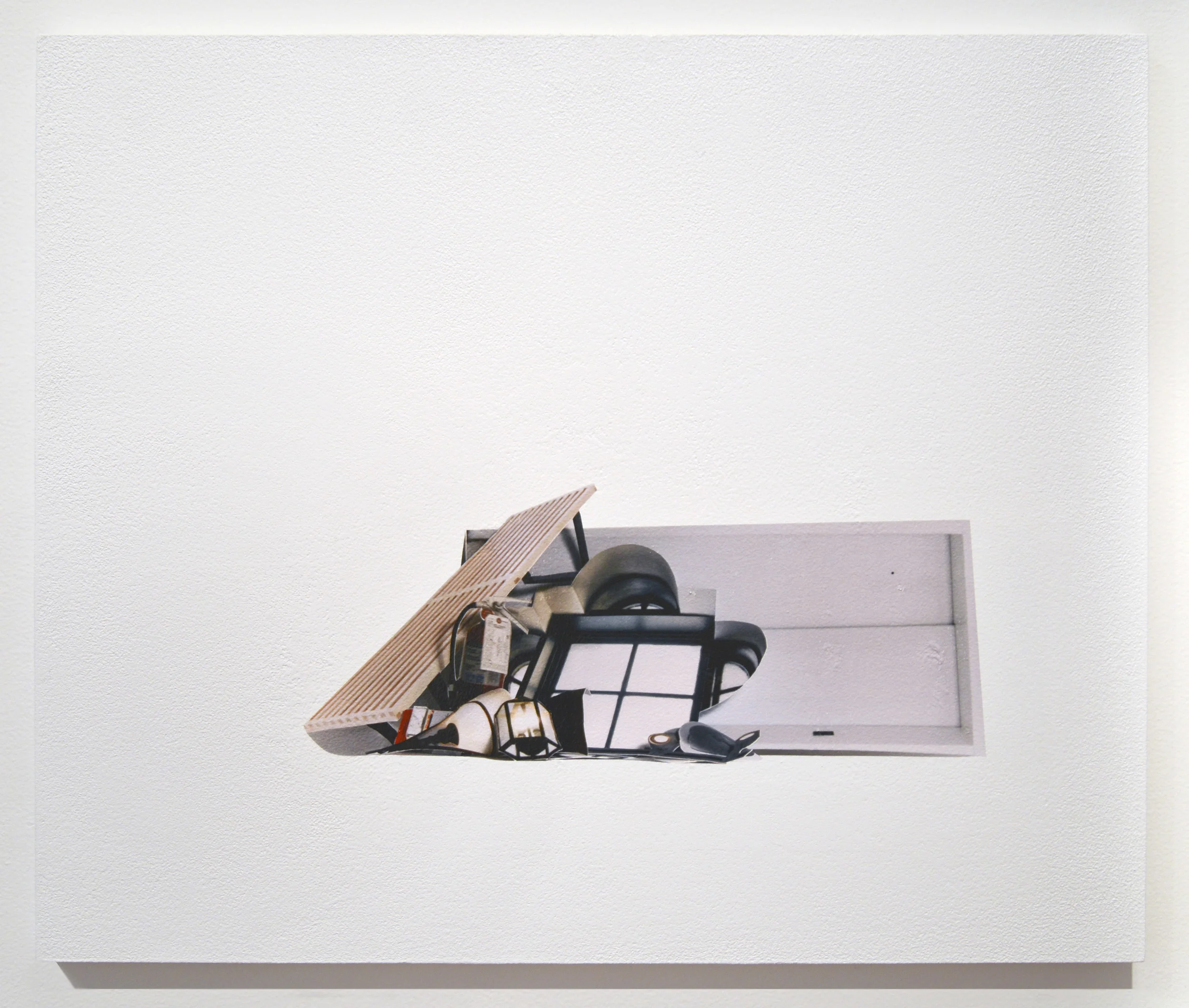 FT-MDC-Lobby , 2013, Inkjet transfer on painted wood panel, 20 x 24"