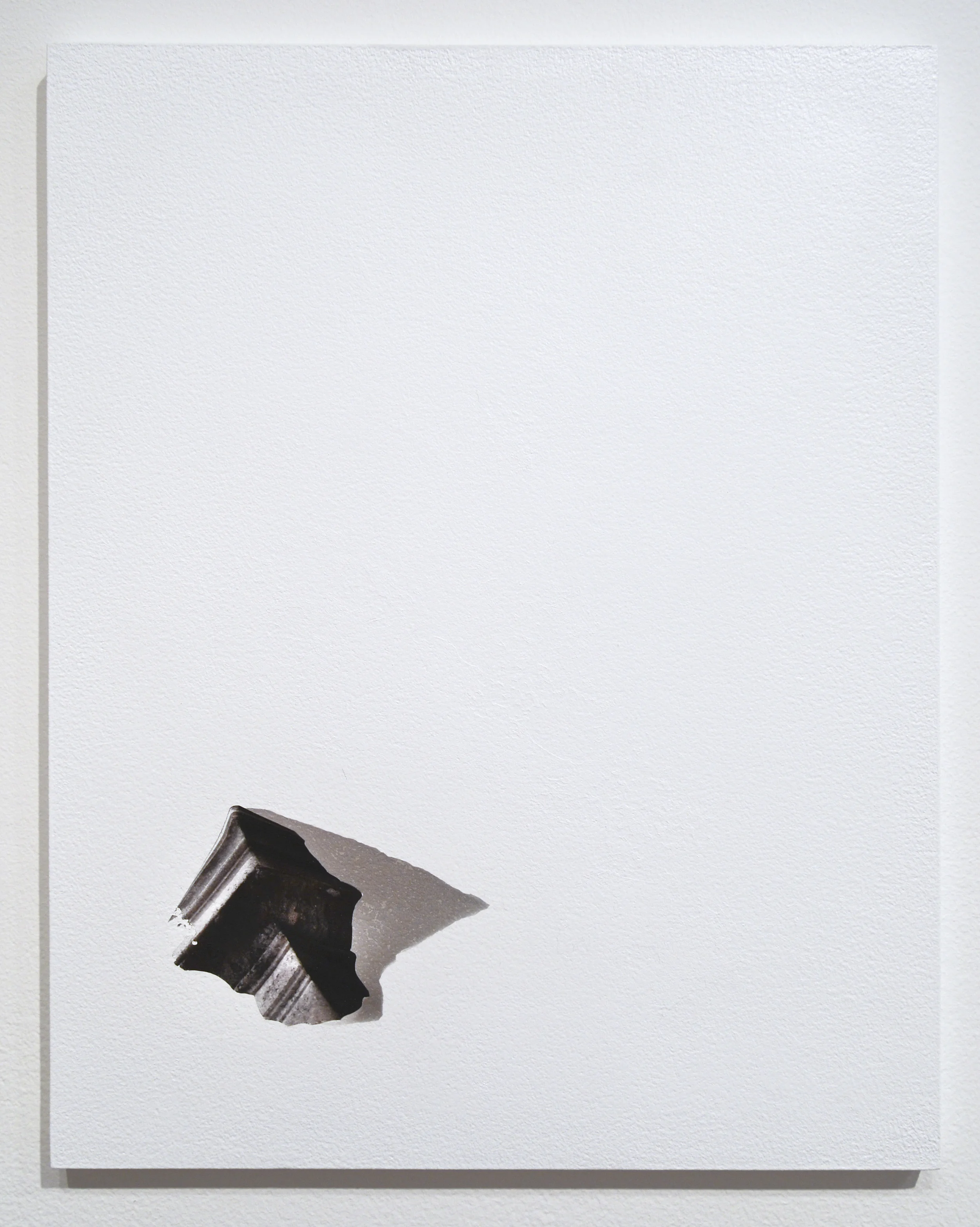 FT-MDC Ornaments I, 2013, Inkjet transfer on painted wood panel, 20 x 16"