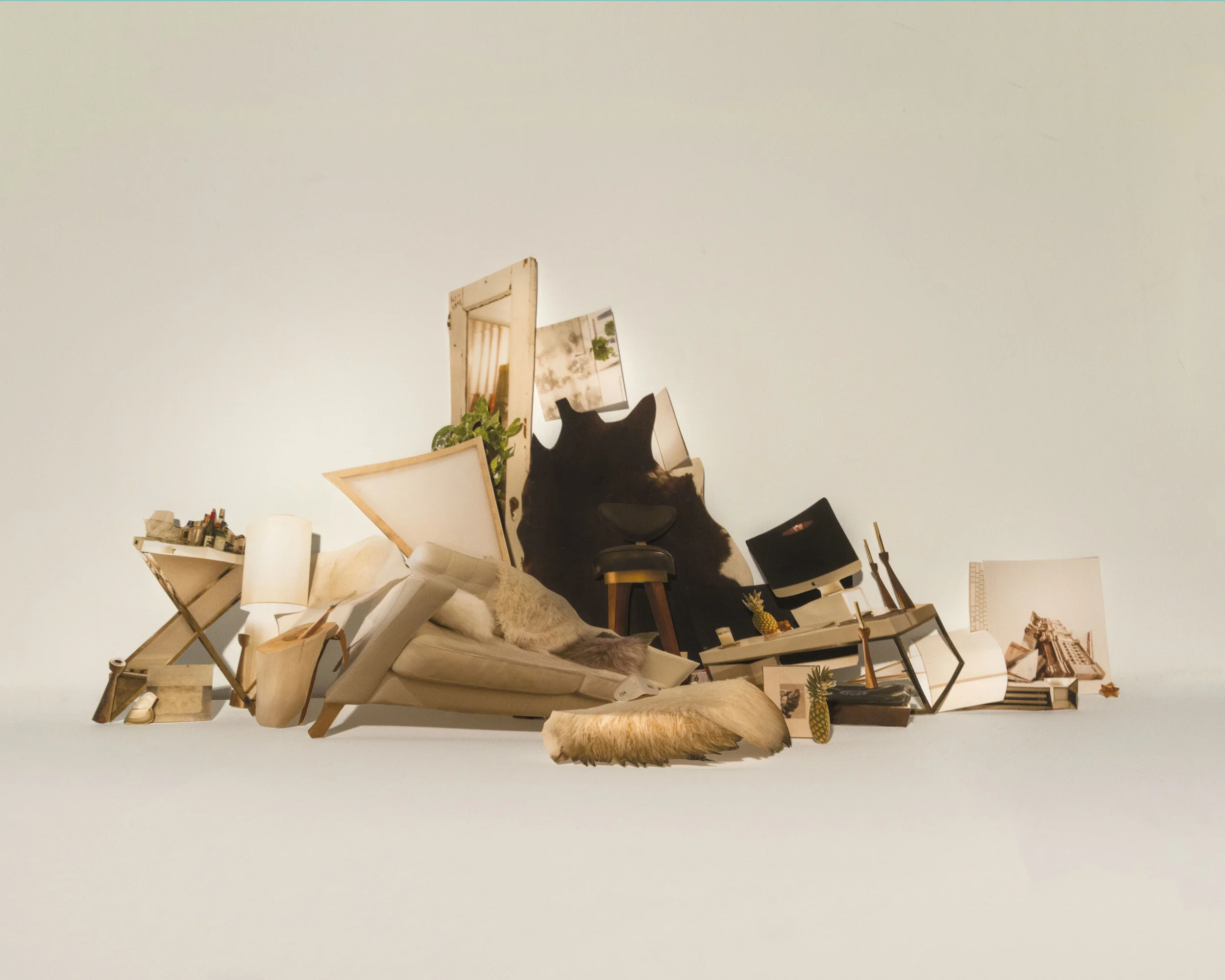  LP-CD Living Room (Personal Object Studies), 2014 