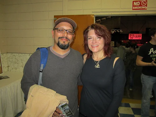 With Johnny's daughter, Rosanne