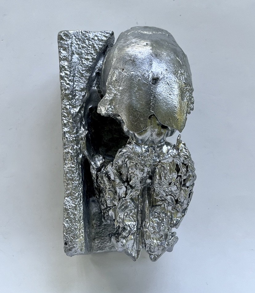 Memento cutup (skull + styrofoam)