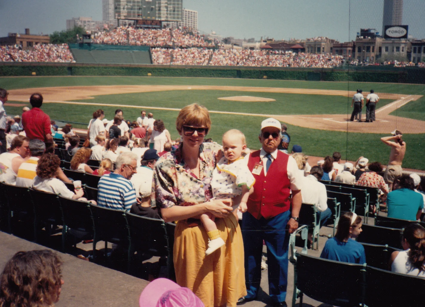Apparently I was brought to Cubs games before I grew hair and after my clowning classes.