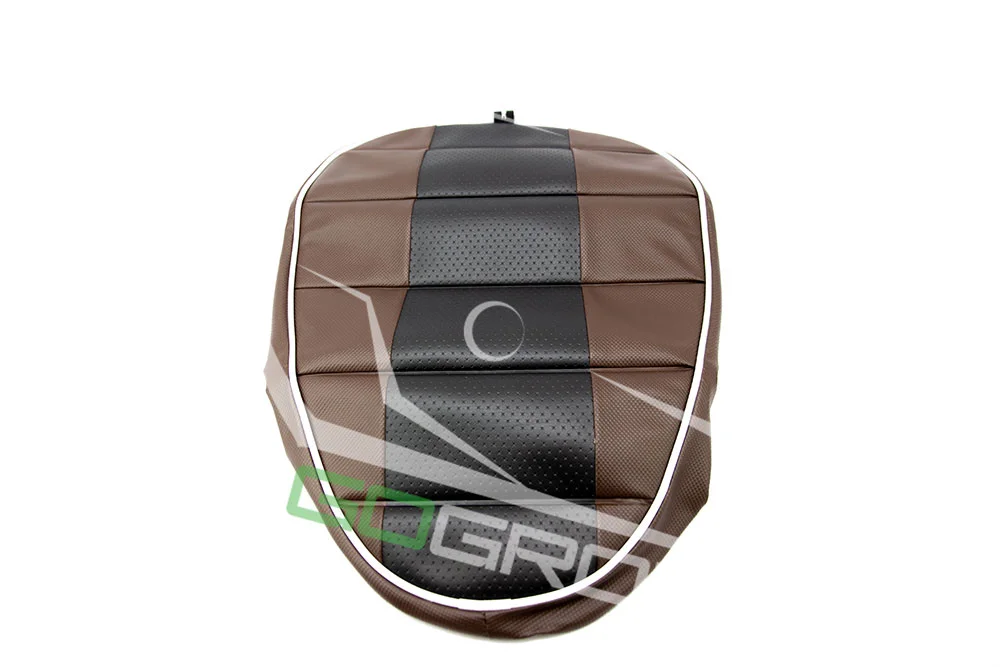 H2C Seat Leather Cover Brown