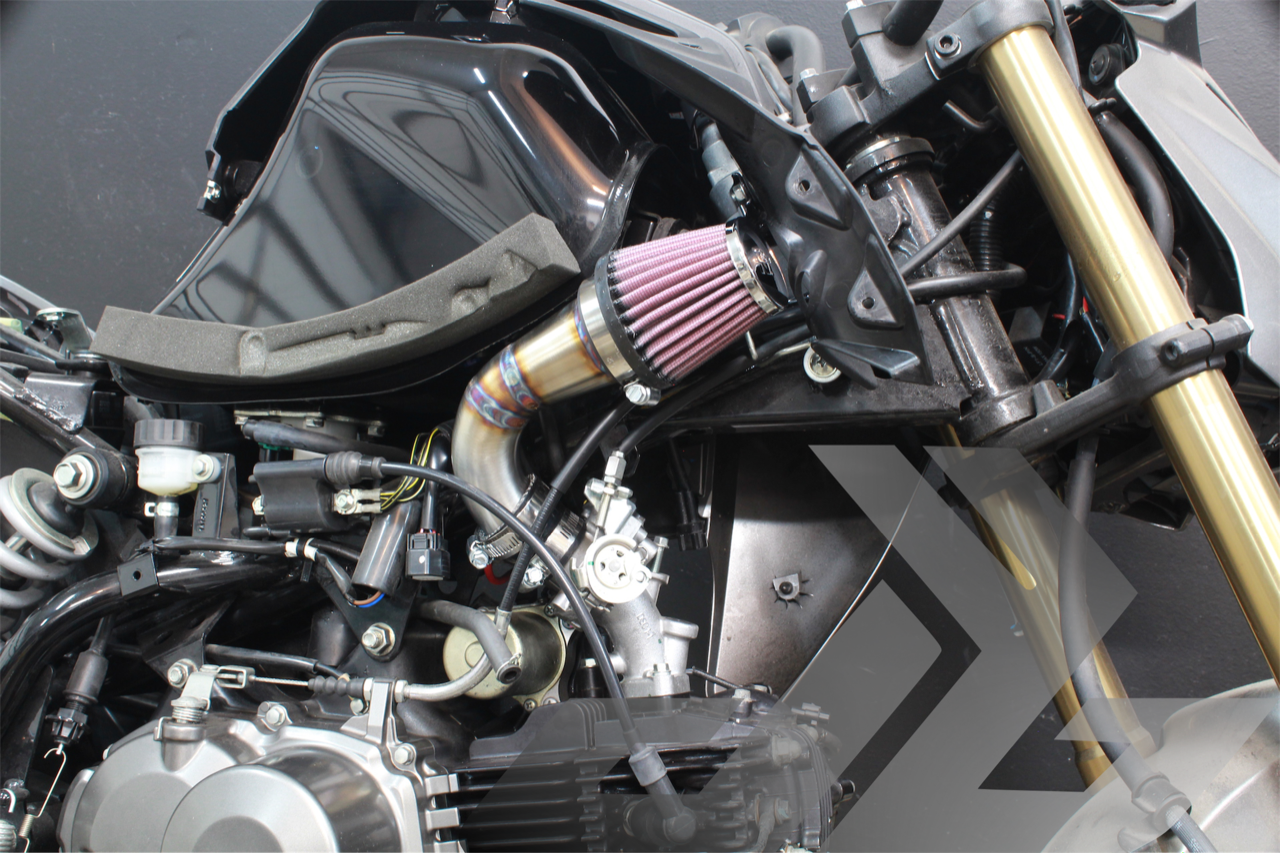 Dinger Built Z125 Short Intake — GoGrom