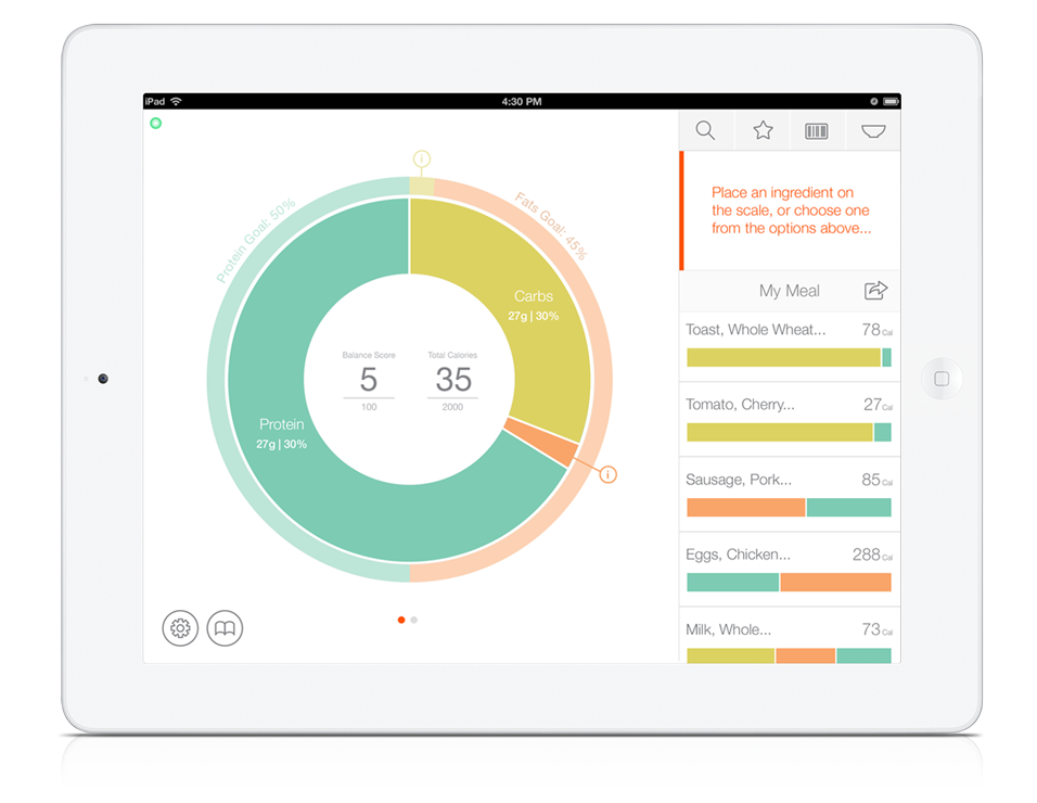 Countertop - The robust, highly intuitive app that powers the PrePad.
