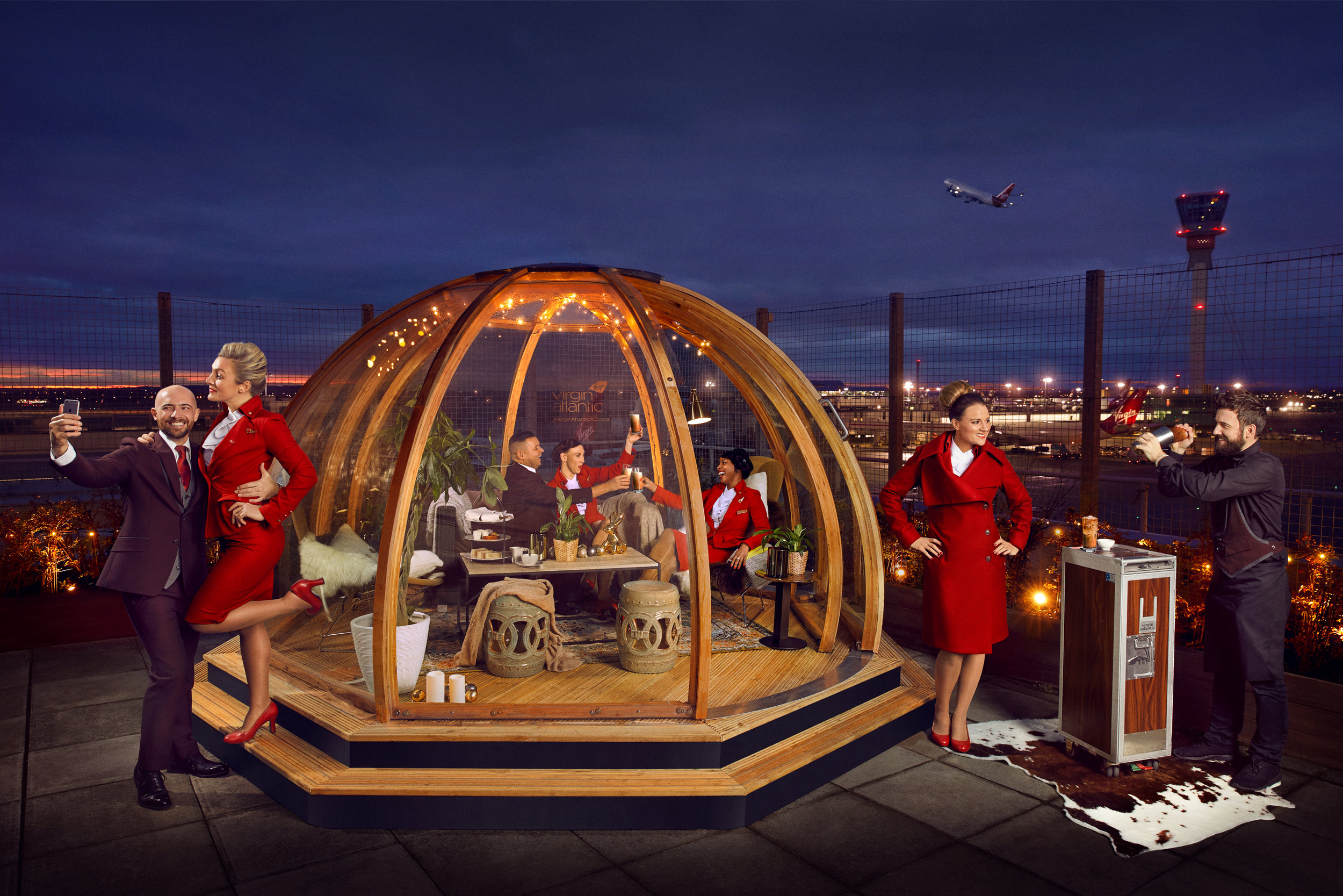 Heathrow Airport Lounge Igloo