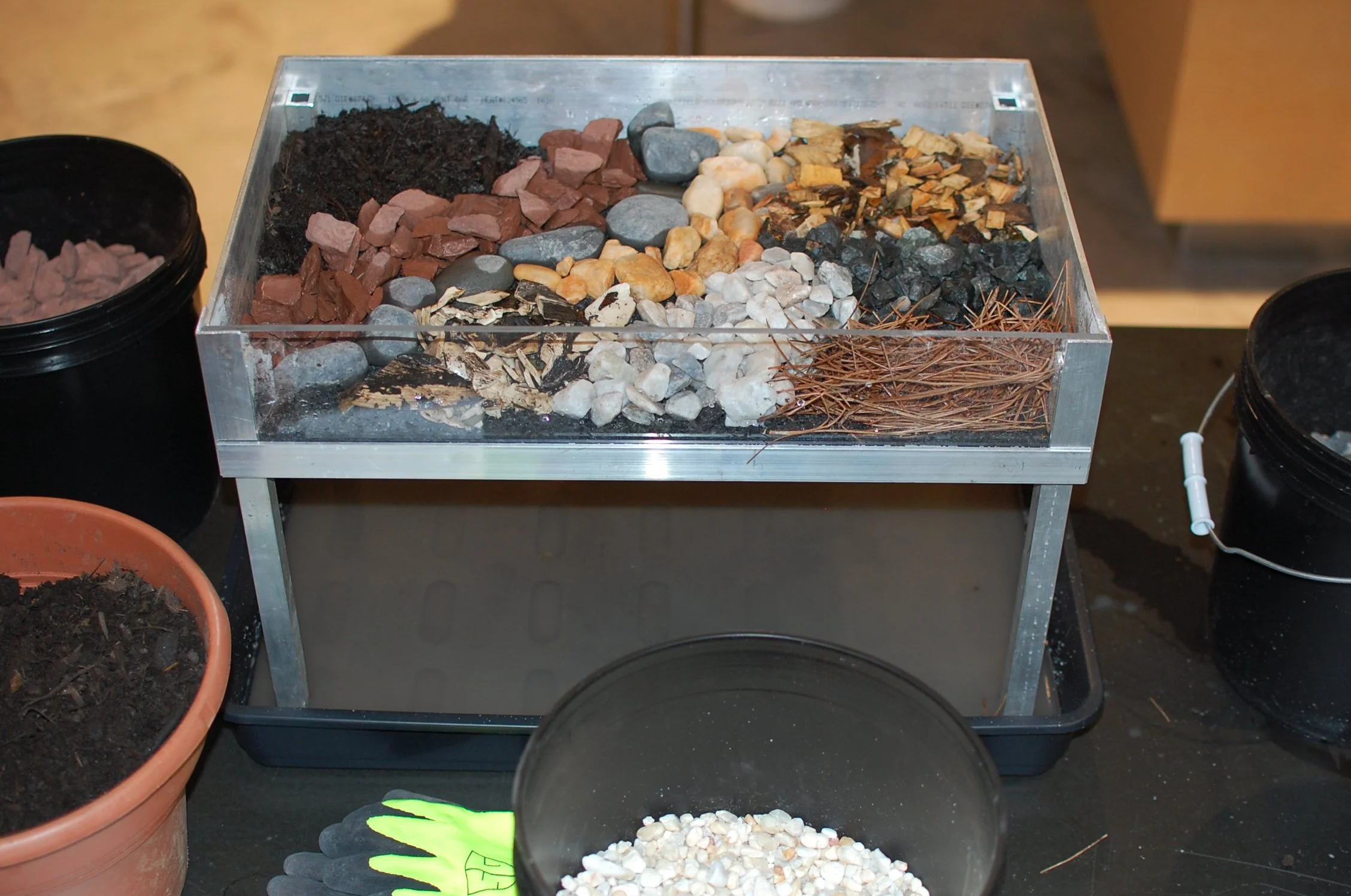    Basins and Borders    participant designed basin at the Ecotopian Toolmaker workshop 