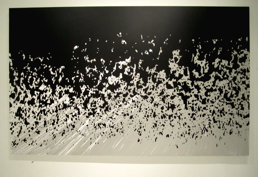 Darkwave No. 5, 72"X117", enamel on aluminum, $10,000