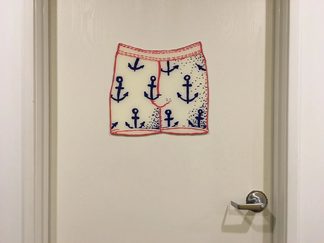 Non-gender Bathroom Door Plaques