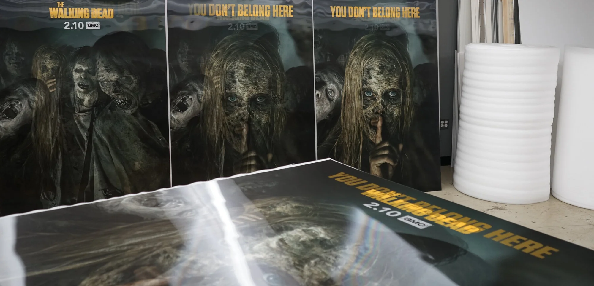 Parallax Printing Walking Dead NYC 1