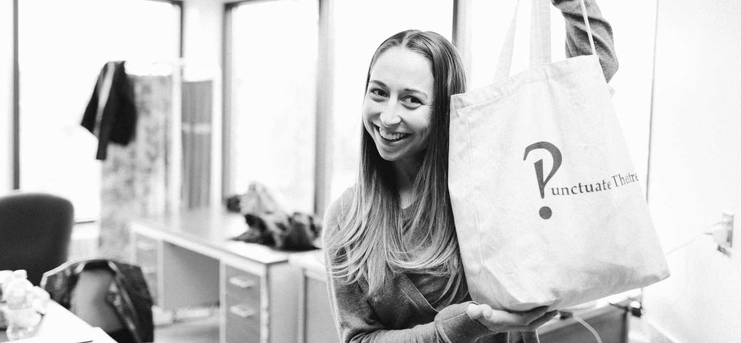 Artistic Associate Andréa Jorawsky who is playing Amanda and Sophie. 