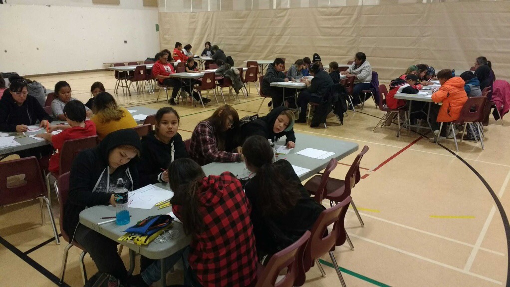 Minosis design workshop at Saddle Lake First Nation, Alberta