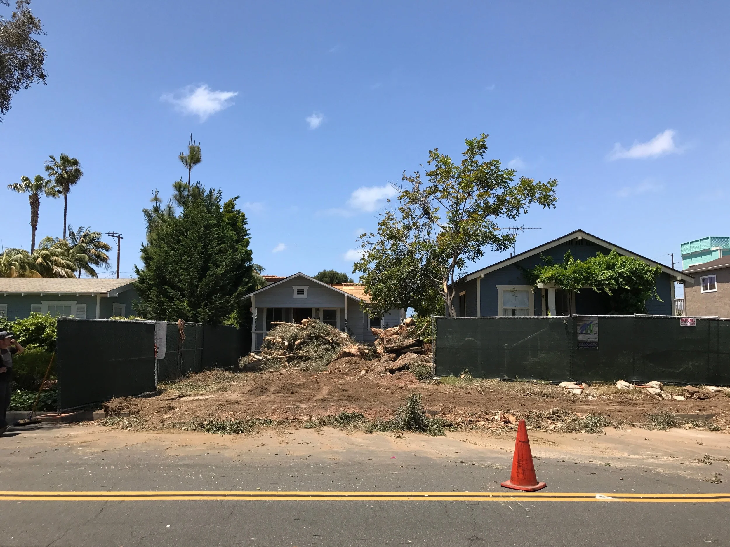 Existing Residences Pre-Demolition