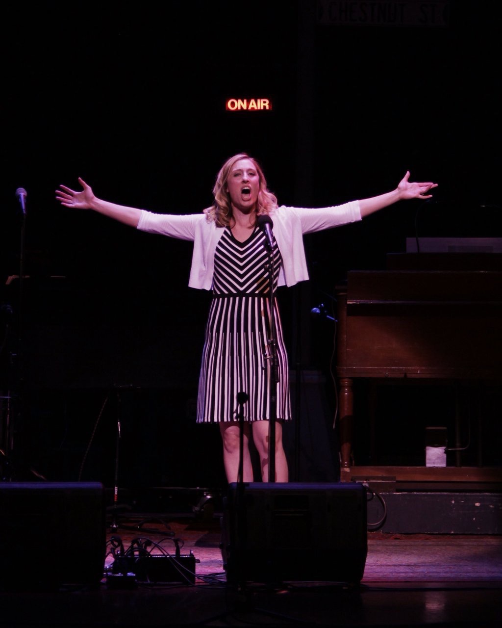 Jennifer recently appeared as a musical guest on A Prairie Home Companion with Garrison Keillor from Galveston TX. This is an image of her singing "Una Voce Poco Fa". 