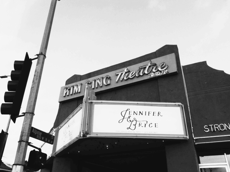 A Theatre Wedding / Paper & Type