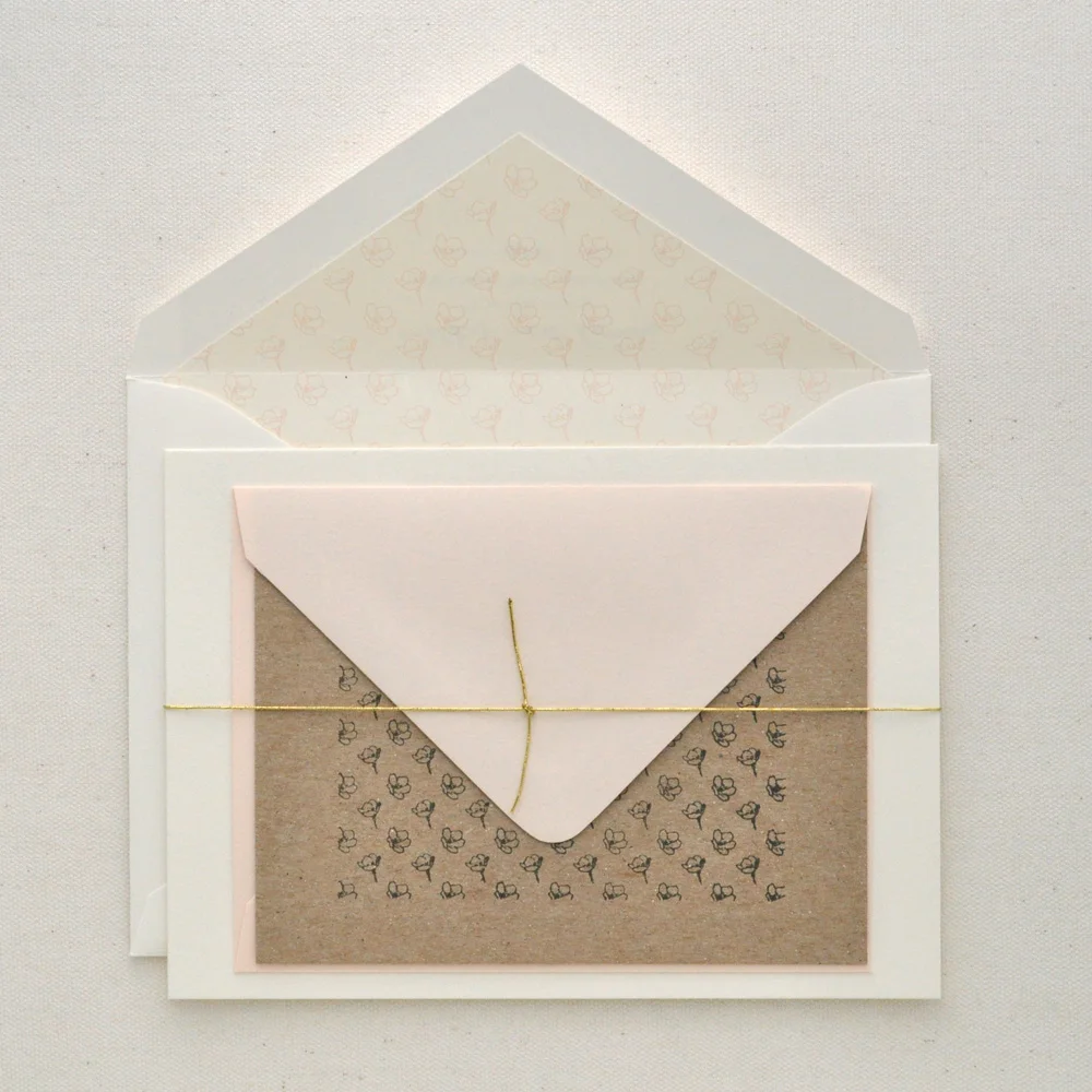 Cherry Blossom Wedding Invitation / Paper & Type