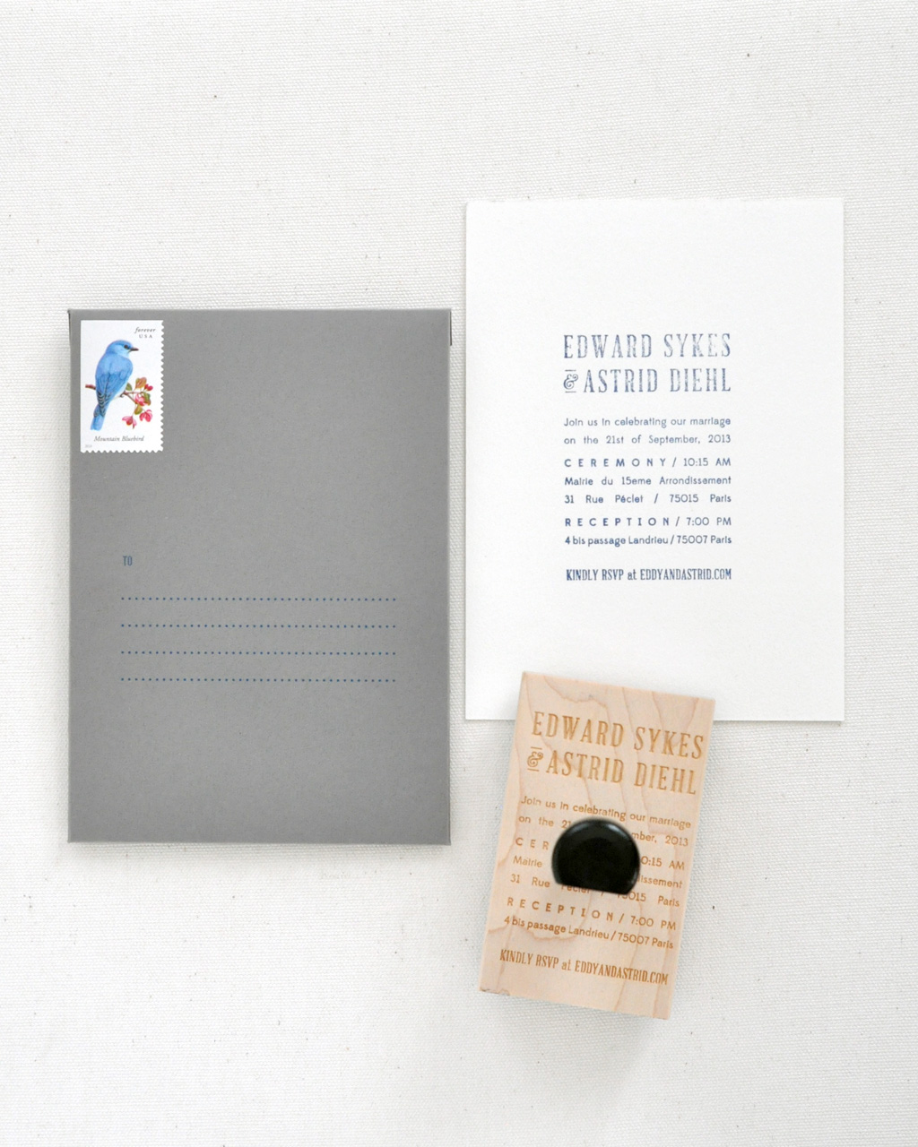 Astrid & Eddy Wedding Invitations / Paper & Type