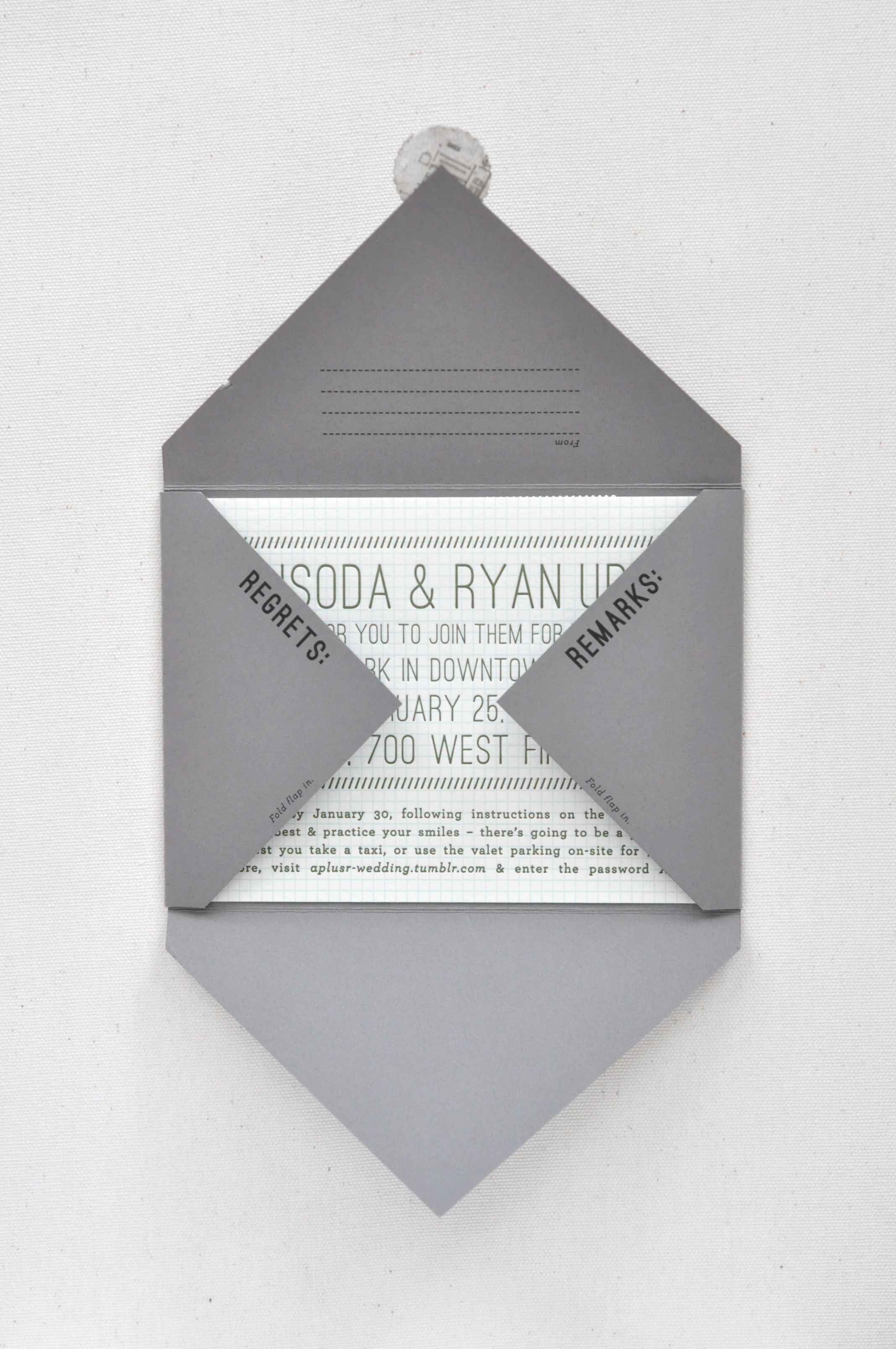 Wrk-shp Wedding Invitation / Paper & Type