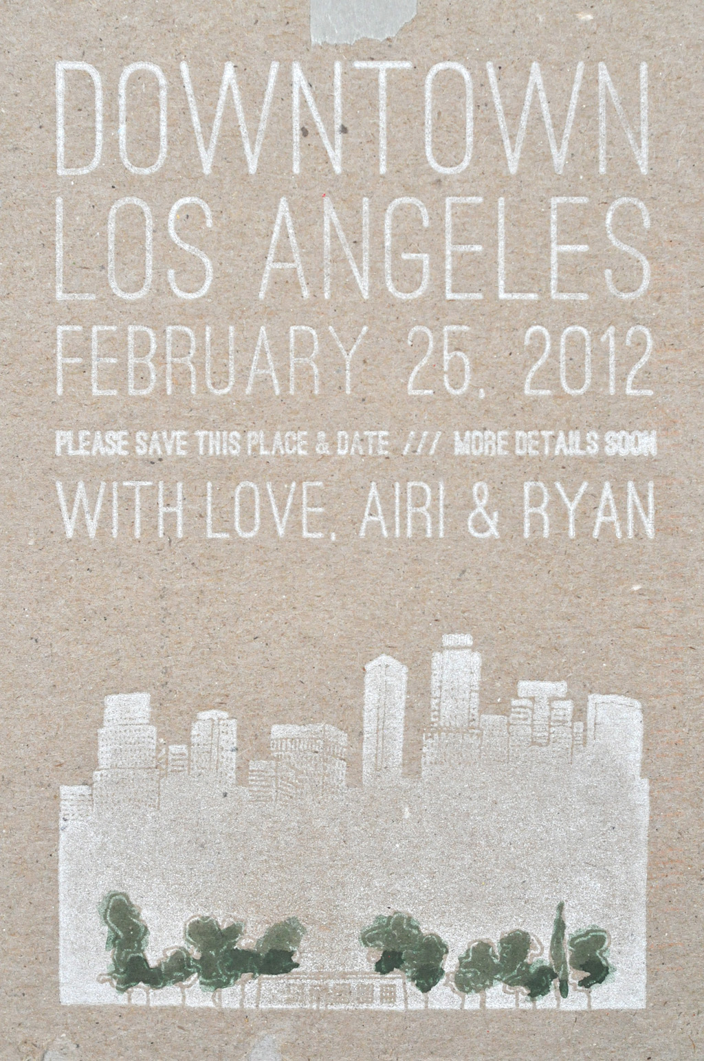 Wrk-shp Save-the-Date / Paper & Type