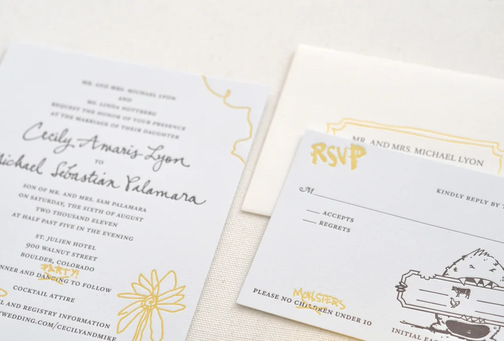 Monster Wedding Invitation / Paper & Type x Scott Goldberg