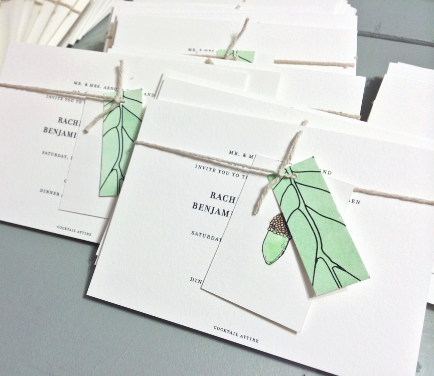 Tucker-Klein Wedding Invitation / Paper & Type