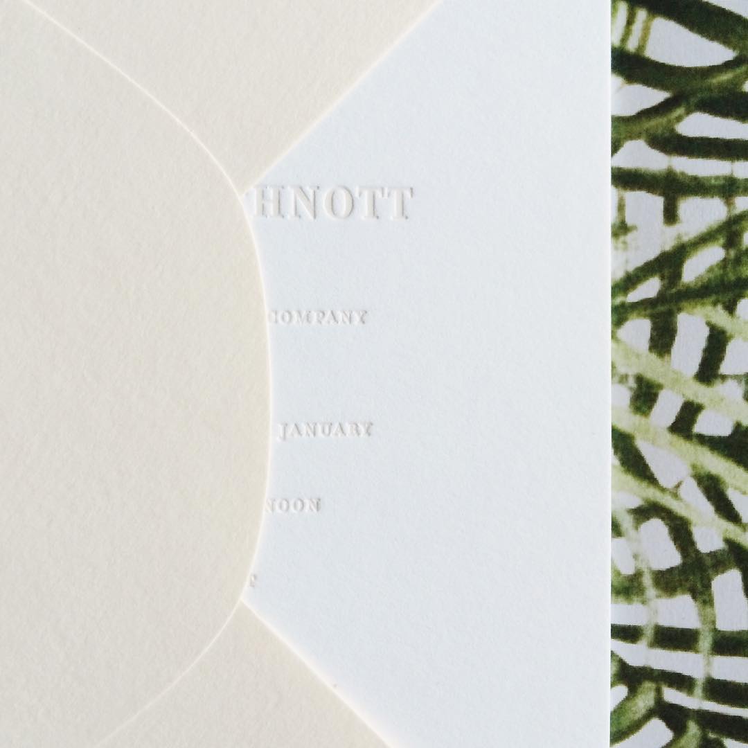 Tropical Invitation / Paper & Type