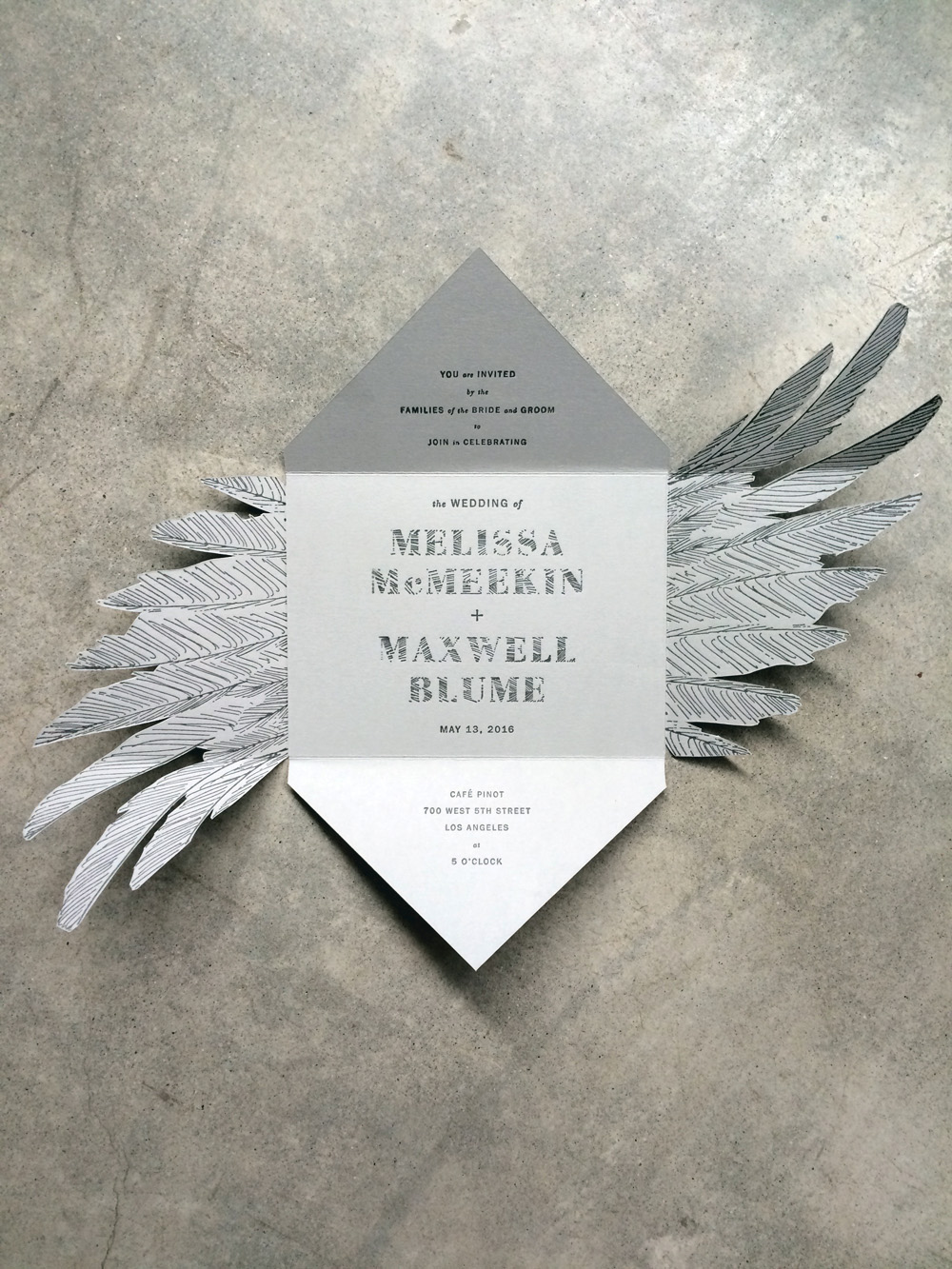 Swan Lake Invitation / Paper & Type