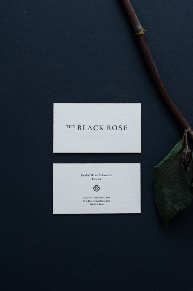 Design for The Black Rose by Paper & Type, styling and photography by Emilie Anne Szabo