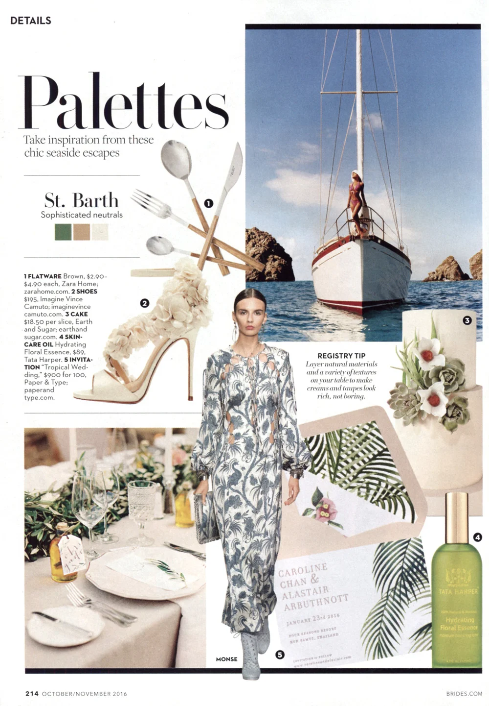 a mention in BRIDES