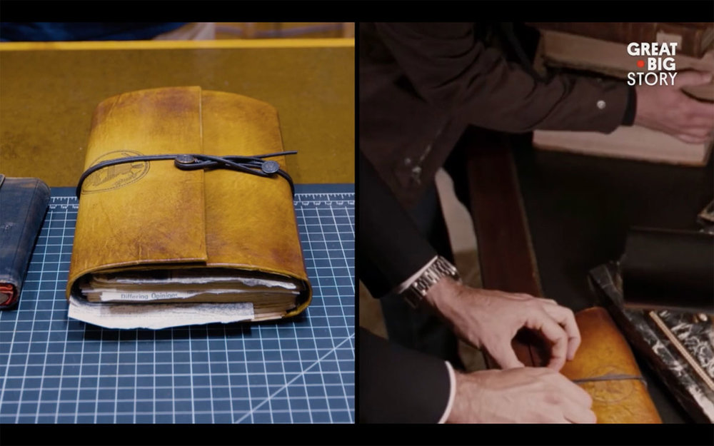 Leather-Bound Journal by Ross MacDonald