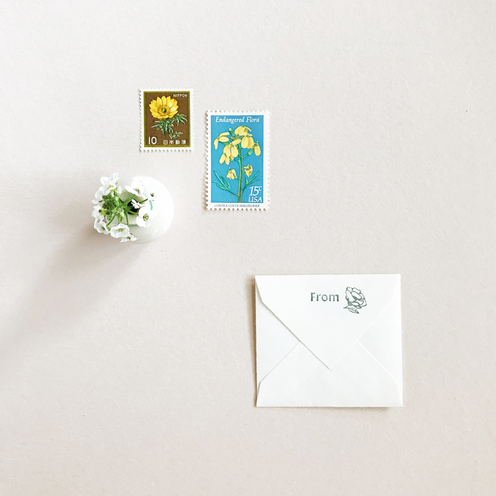 P.S. Floral Edition Stamps / Paper &amp; Type