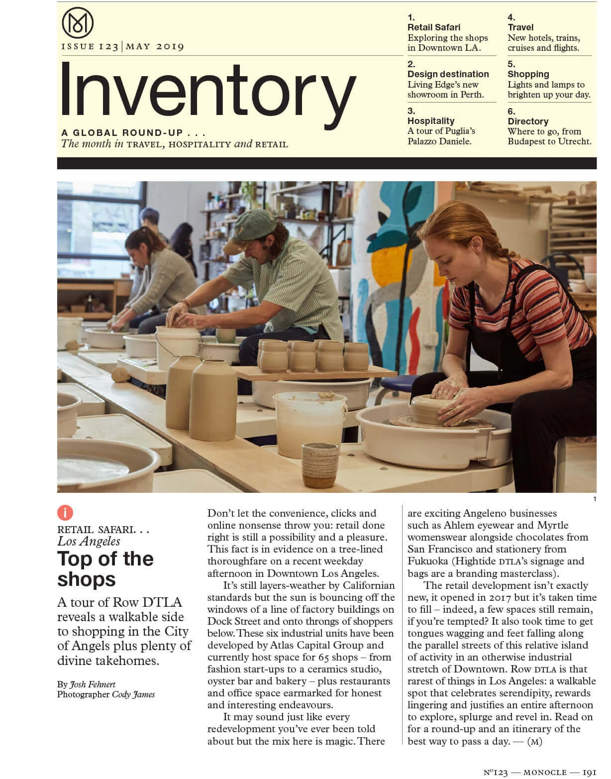 Monocle ROW DTLA Feature