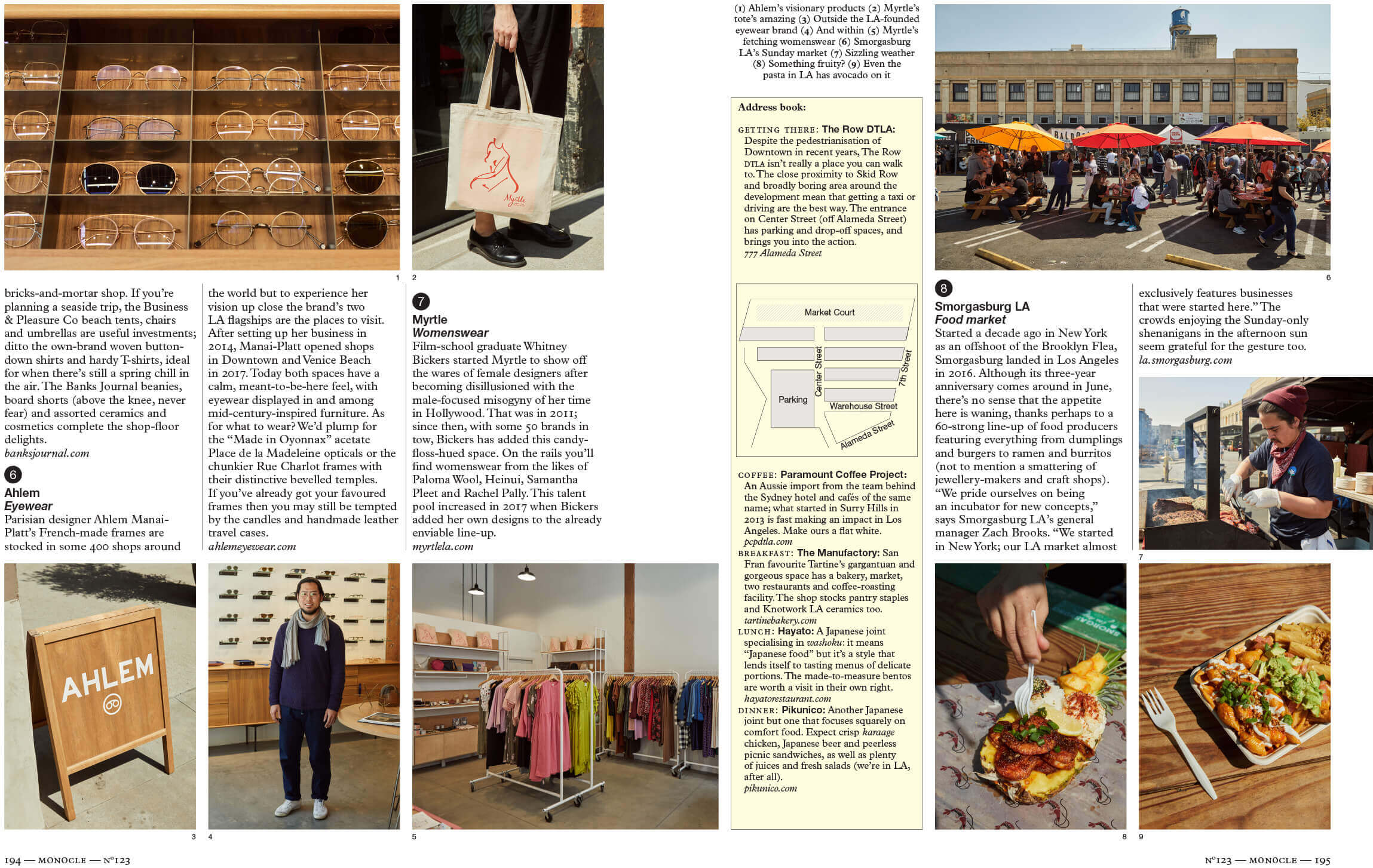 Monocle ROW DTLA Feature