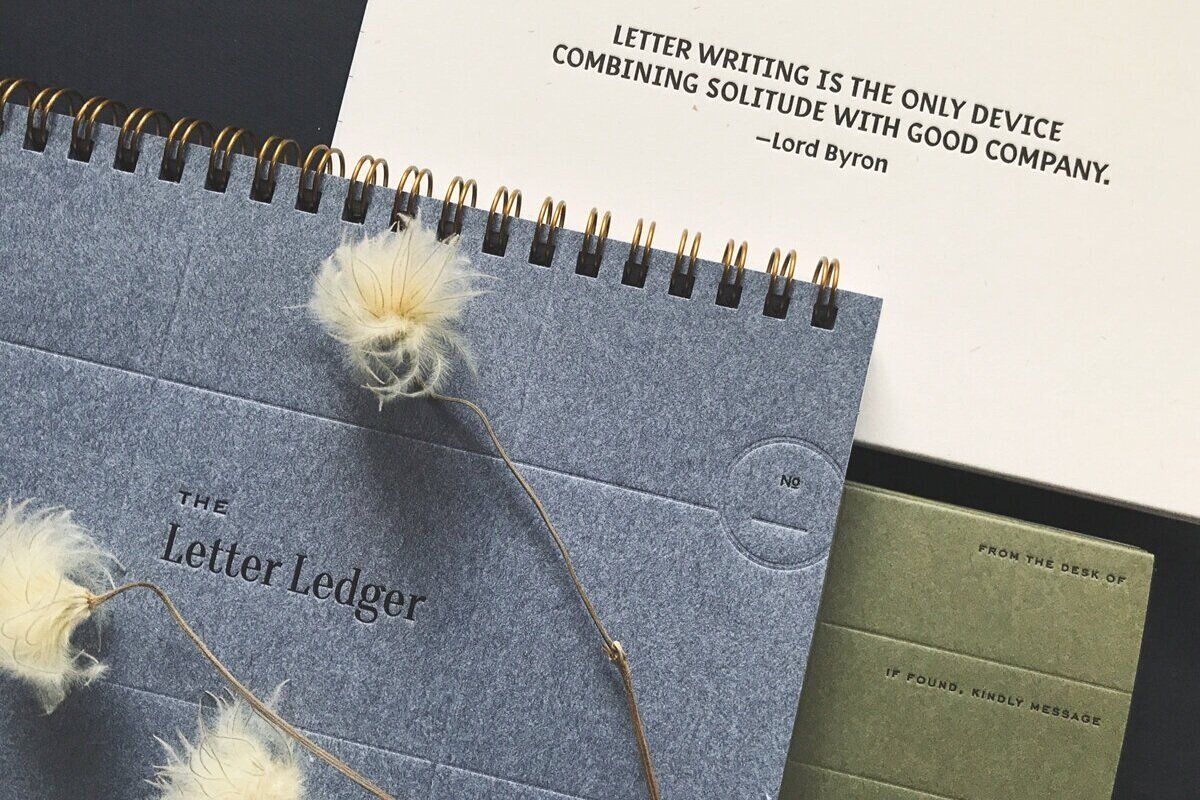 The Letter Ledger by Paper &amp; Type